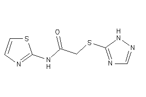 N-thiazol-2-yl-2-(1H-1,2,4-triazol-5-ylthio)acetamide