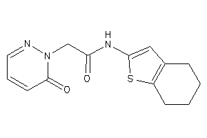 2-(6-ketopyridazin-1-yl)-N-(4,5,6,7-tetrahydrobenzothiophen-2-yl)acetamide