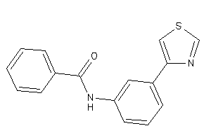 N-(3-thiazol-4-ylphenyl)benzamide