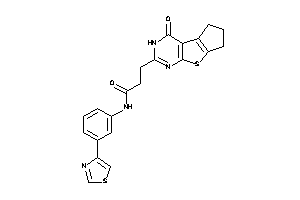 3-(ketoBLAHyl)-N-(3-thiazol-4-ylphenyl)propionamide