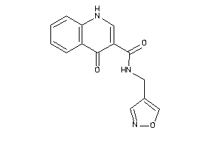 N-(isoxazol-4-ylmethyl)-4-keto-1H-quinoline-3-carboxamide