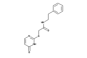 2-[(6-keto-1H-pyrimidin-2-yl)thio]-N-phenethyl-acetamide