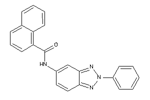 Image of N-(2-phenylbenzotriazol-5-yl)-1-naphthamide