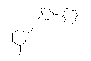 2-[(5-phenyl-1,3,4-oxadiazol-2-yl)methylthio]-1H-pyrimidin-6-one