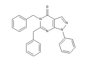 5,6-dibenzyl-1-phenyl-pyrazolo[3,4-d]pyrimidin-4-one