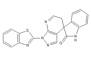 1-(1,3-benzothiazol-2-yl)spiro[5H-pyrazolo[3,4-b]pyridine-4,3'-indoline]-2'-one