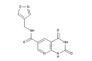 N-(isoxazol-4-ylmethyl)-2,4-diketo-1H-pyrido[2,3-d]pyrimidine-6-carboxamide