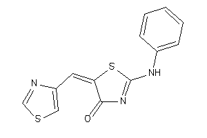 2-anilino-5-(thiazol-4-ylmethylene)-2-thiazolin-4-one