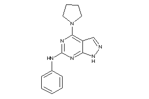 Phenyl-(4-pyrrolidino-1H-pyrazolo[3,4-d]pyrimidin-6-yl)amine