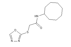 N-cyclooctyl-2-(1,3,4-oxadiazol-2-ylthio)acetamide