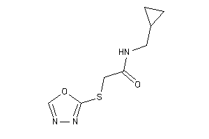 N-(cyclopropylmethyl)-2-(1,3,4-oxadiazol-2-ylthio)acetamide