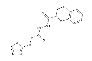 N'-[2-(1,3,4-oxadiazol-2-ylthio)acetyl]-2,3-dihydro-1,4-benzodioxine-3-carbohydrazide