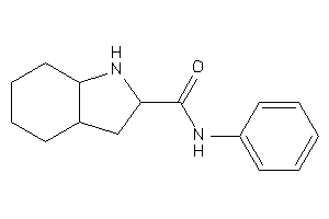 N-phenyl-2,3,3a,4,5,6,7,7a-octahydro-1H-indole-2-carboxamide