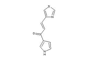 1-(1H-pyrrol-3-yl)-3-thiazol-4-yl-prop-2-en-1-one