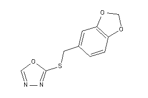 2-(piperonylthio)-1,3,4-oxadiazole