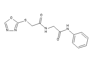 2-[[2-(1,3,4-oxadiazol-2-ylthio)acetyl]amino]-N-phenyl-acetamide