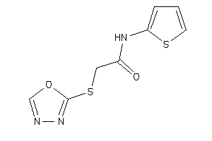 2-(1,3,4-oxadiazol-2-ylthio)-N-(2-thienyl)acetamide