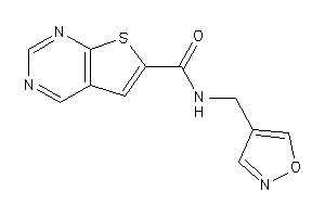 N-(isoxazol-4-ylmethyl)thieno[2,3-d]pyrimidine-6-carboxamide