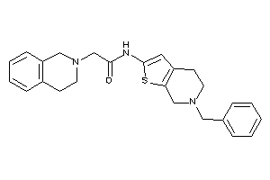 N-(6-benzyl-5,7-dihydro-4H-thieno[2,3-c]pyridin-2-yl)-2-(3,4-dihydro-1H-isoquinolin-2-yl)acetamide