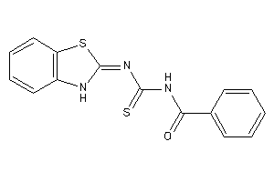 N-(3H-1,3-benzothiazol-2-ylidenethiocarbamoyl)benzamide