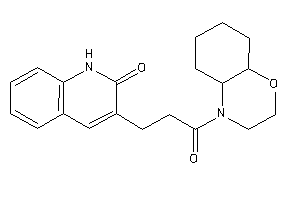 3-[3-(2,3,4a,5,6,7,8,8a-octahydrobenzo[b][1,4]oxazin-4-yl)-3-keto-propyl]carbostyril