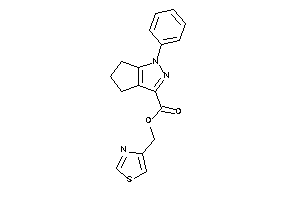 1-phenyl-5,6-dihydro-4H-cyclopenta[c]pyrazole-3-carboxylic Acid Thiazol-4-ylmethyl Ester