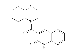 3-(2,3,4a,5,6,7,8,8a-octahydrobenzo[b][1,4]oxazine-4-carbonyl)carbostyril