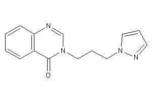 3-(3-pyrazol-1-ylpropyl)quinazolin-4-one