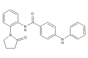 Image of 4-anilino-N-[2-(2-ketopyrrolidino)phenyl]benzamide