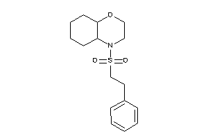 4-phenethylsulfonyl-2,3,4a,5,6,7,8,8a-octahydrobenzo[b][1,4]oxazine