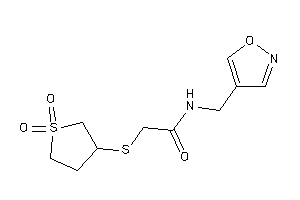 2-[(1,1-diketothiolan-3-yl)thio]-N-(isoxazol-4-ylmethyl)acetamide