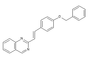 2-[2-(4-benzoxyphenyl)vinyl]quinazoline