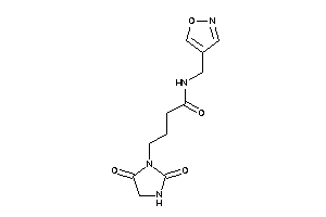 4-(2,5-diketoimidazolidin-1-yl)-N-(isoxazol-4-ylmethyl)butyramide
