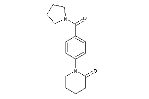 1-[4-(pyrrolidine-1-carbonyl)phenyl]-2-piperidone