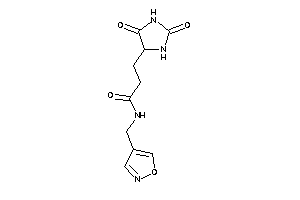 Image of 3-(2,5-diketoimidazolidin-4-yl)-N-(isoxazol-4-ylmethyl)propionamide