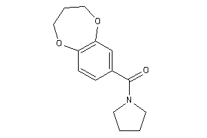 3,4-dihydro-2H-1,5-benzodioxepin-7-yl(pyrrolidino)methanone