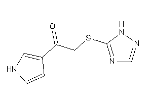 1-(1H-pyrrol-3-yl)-2-(1H-1,2,4-triazol-5-ylthio)ethanone