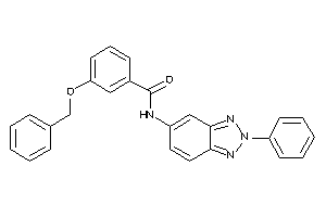 3-benzoxy-N-(2-phenylbenzotriazol-5-yl)benzamide