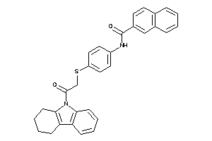 N-[4-[[2-keto-2-(1,2,3,4-tetrahydrocarbazol-9-yl)ethyl]thio]phenyl]-2-naphthamide