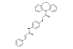 Image of N-[4-[[2-(5,6-dihydrobenzo[b][1]benzazepin-11-yl)-2-keto-ethyl]thio]phenyl]-3-phenyl-acrylamide