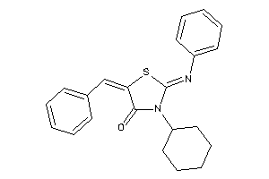 5-benzal-3-cyclohexyl-2-phenylimino-thiazolidin-4-one