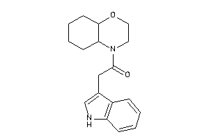 1-(2,3,4a,5,6,7,8,8a-octahydrobenzo[b][1,4]oxazin-4-yl)-2-(1H-indol-3-yl)ethanone