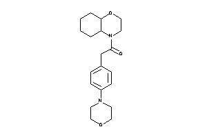 1-(2,3,4a,5,6,7,8,8a-octahydrobenzo[b][1,4]oxazin-4-yl)-2-(4-morpholinophenyl)ethanone