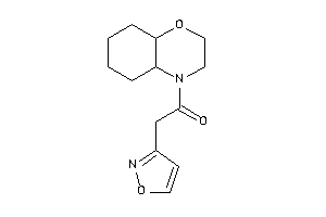 1-(2,3,4a,5,6,7,8,8a-octahydrobenzo[b][1,4]oxazin-4-yl)-2-isoxazol-3-yl-ethanone