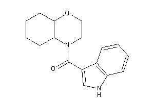 2,3,4a,5,6,7,8,8a-octahydrobenzo[b][1,4]oxazin-4-yl(1H-indol-3-yl)methanone