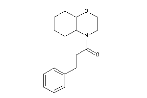 1-(2,3,4a,5,6,7,8,8a-octahydrobenzo[b][1,4]oxazin-4-yl)-3-phenyl-propan-1-one