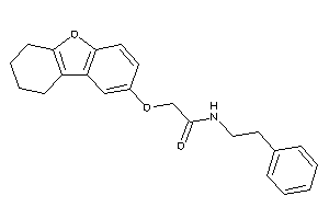 N-phenethyl-2-(6,7,8,9-tetrahydrodibenzofuran-2-yloxy)acetamide