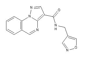 Image of N-(isoxazol-4-ylmethyl)pyrazolo[1,5-a]quinazoline-3-carboxamide