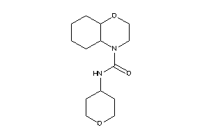 N-tetrahydropyran-4-yl-2,3,4a,5,6,7,8,8a-octahydrobenzo[b][1,4]oxazine-4-carboxamide