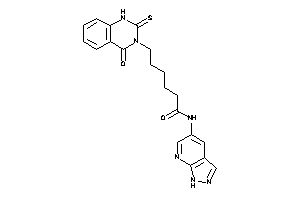 6-(4-keto-2-thioxo-1H-quinazolin-3-yl)-N-(1H-pyrazolo[3,4-b]pyridin-5-yl)hexanamide